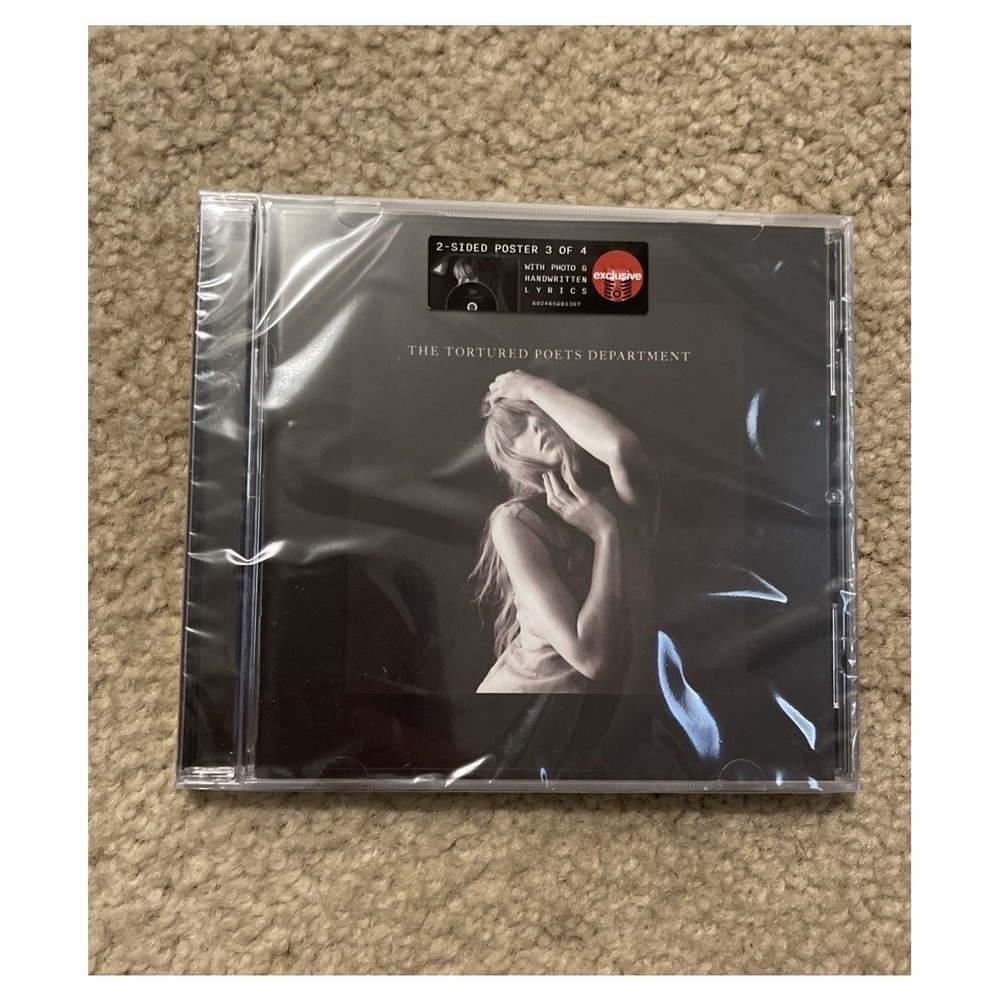Taylor Swift The Tortured Poets Department CD The Black Dog Target Exclusive New